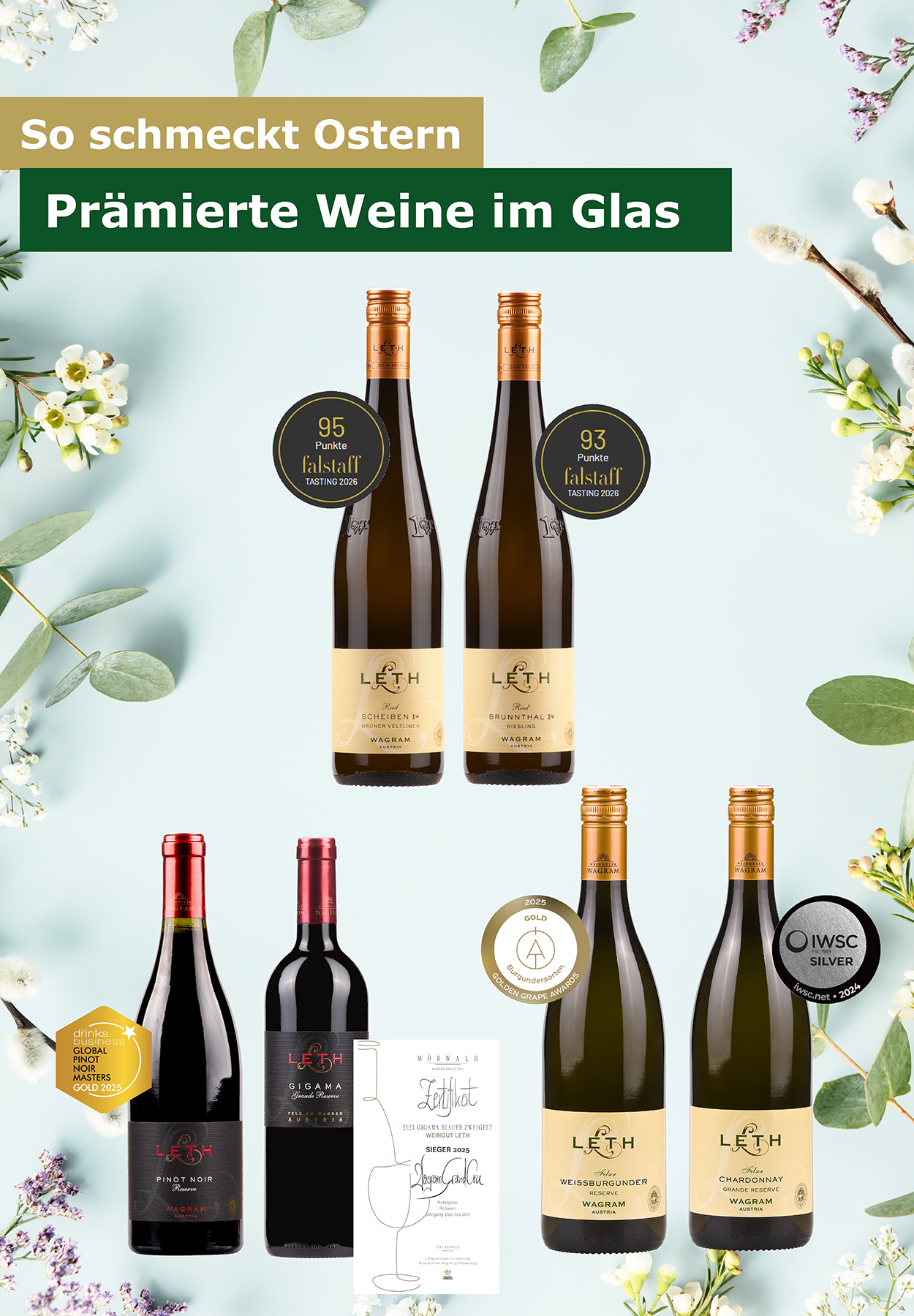 Probierpaket „Prämierte Weine im Glas“